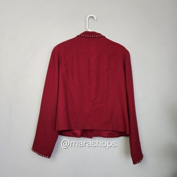 Double D Ranch Red Studded Jacket - Picture 4 of 7